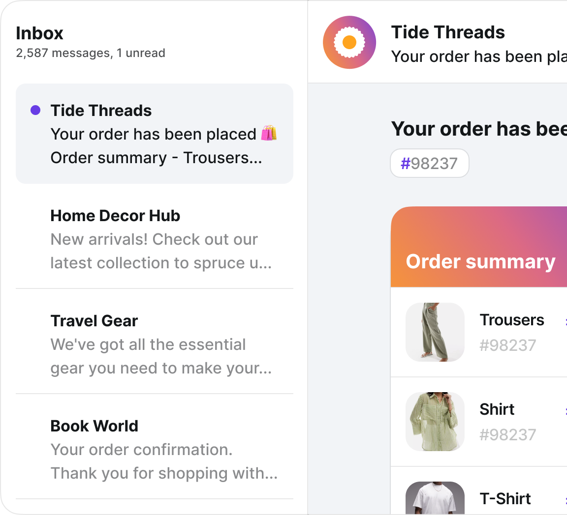 Stay on brand with seamless, smart tracking