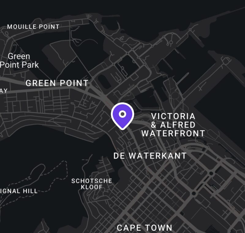 primis location in Cape Town on a map