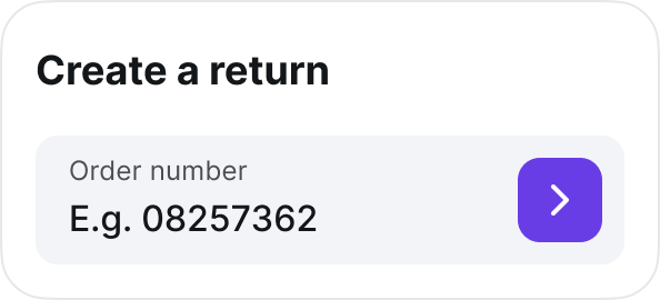 primis create a return - order number